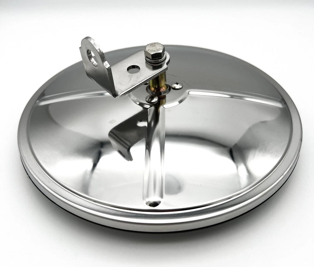 Stainless Convex Round Mirror Center Mounting Stud for Universal Trucks (2010–2025)