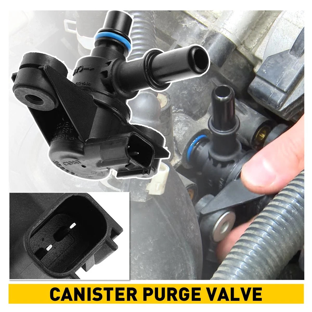Vapor Canister Purge Solenoid for Ford Lincoln Mercury Mazda (A)