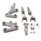 CNC Driver Front Footpeg Rest Pedal Brackets for Suzuki GSXR1000 (2003-2004)