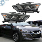 Set of 2 Halogen Headlights with LED DRL for Nissan Maxima (2016–2018)