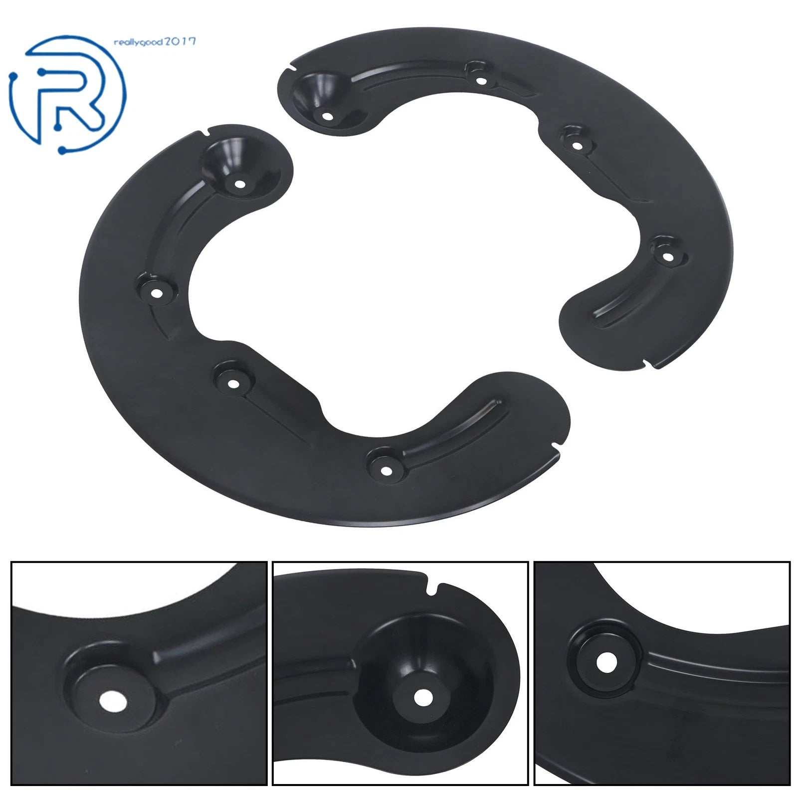 Set of 2 Front Brake Backing Plates for Ford F-150 (2004–2008)