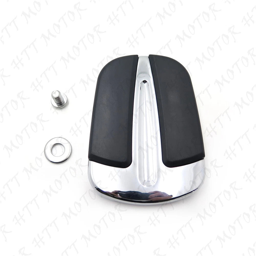 Chrome Large Pedal Pad for Harley Softail Slim FLS/Road Glide FLTRX (2014–2023)