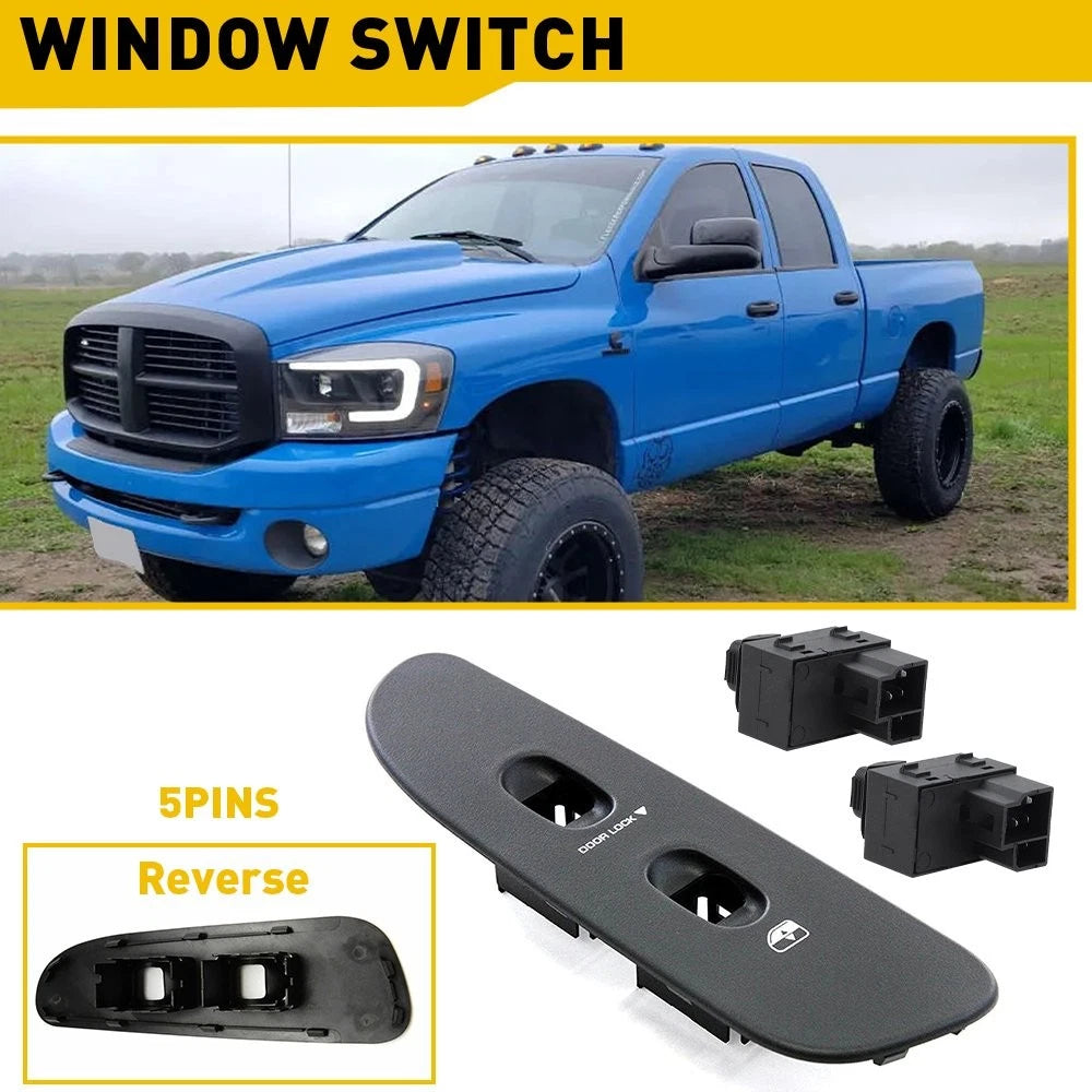 Window Switch Control & Bezel Cover for Dodge Ram 1500 2500 3500