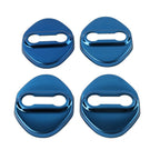 Car Door Lock Protective Cover Set of 4 for Honda Toyota Mazda Hyundai Blue