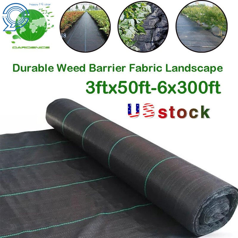 Weed Barrier Fabric for Landscape Ground Cover (3.2 Ounce)