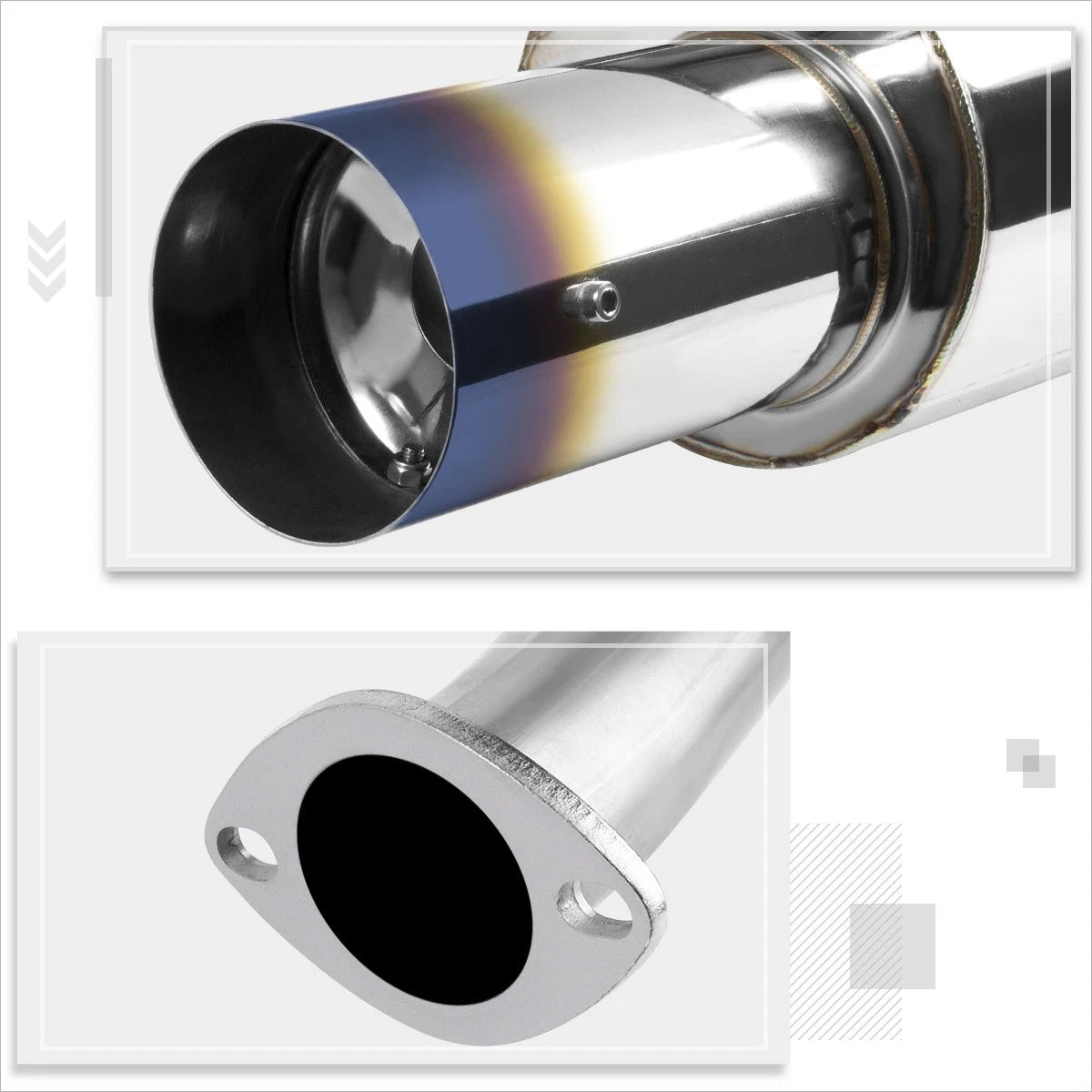 3.5" Burnt Tip Catback Exhaust for Mazda Miata MX-5 (1990–1997)