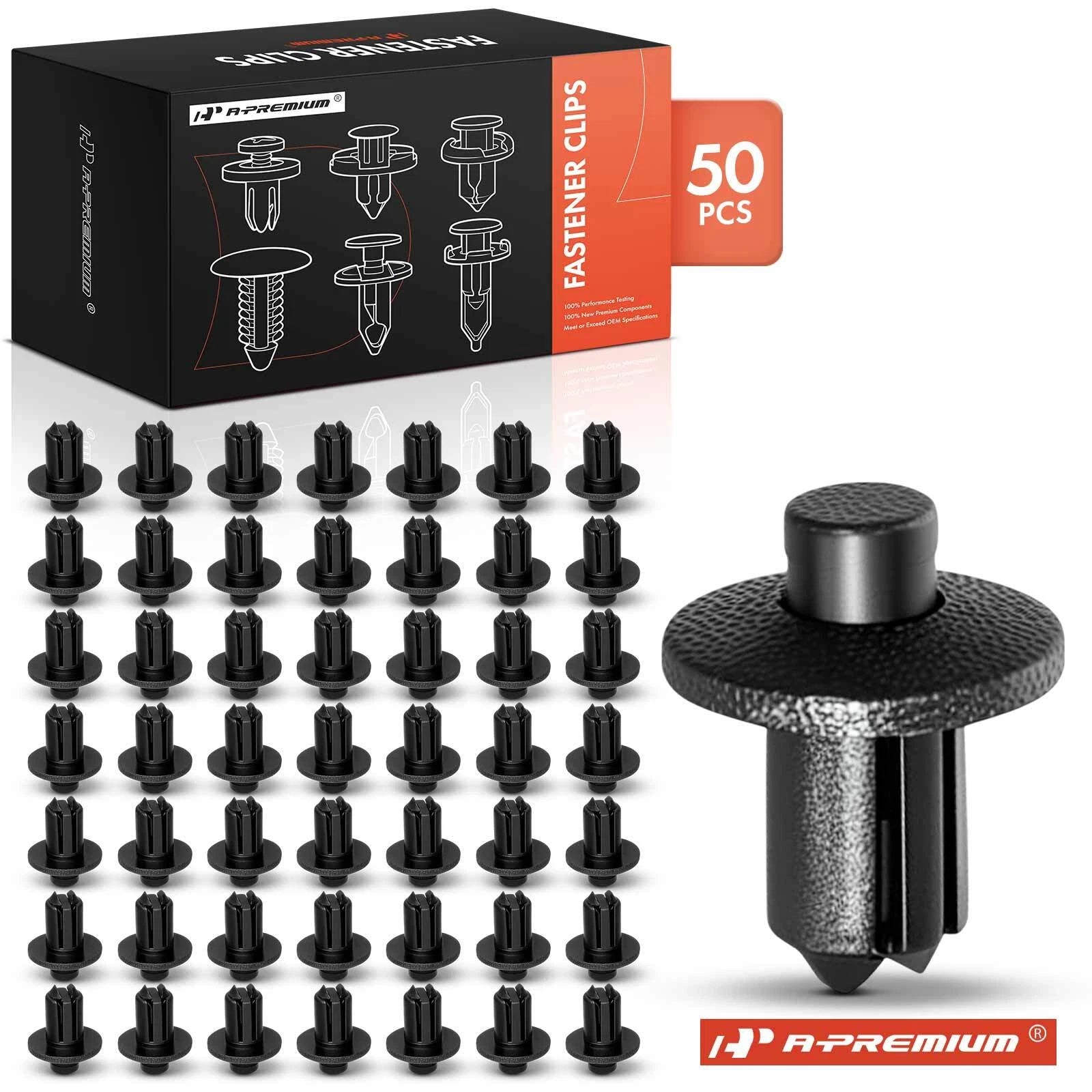 10mm Cowl Panel Insulator Clips (50 Pcs) for Toyota (—)