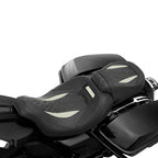 Driver Passenger Seat for Harley Touring Street Road Glide (2009–2023) Black