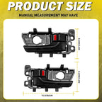 2X Door Handle for Kia Forte (2010–2013) Inner Front/Rear Driver Left