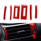 Carbon Red Side Air Vent Outlet Cover Trim for Lexus RC300 350 200T (15-24)