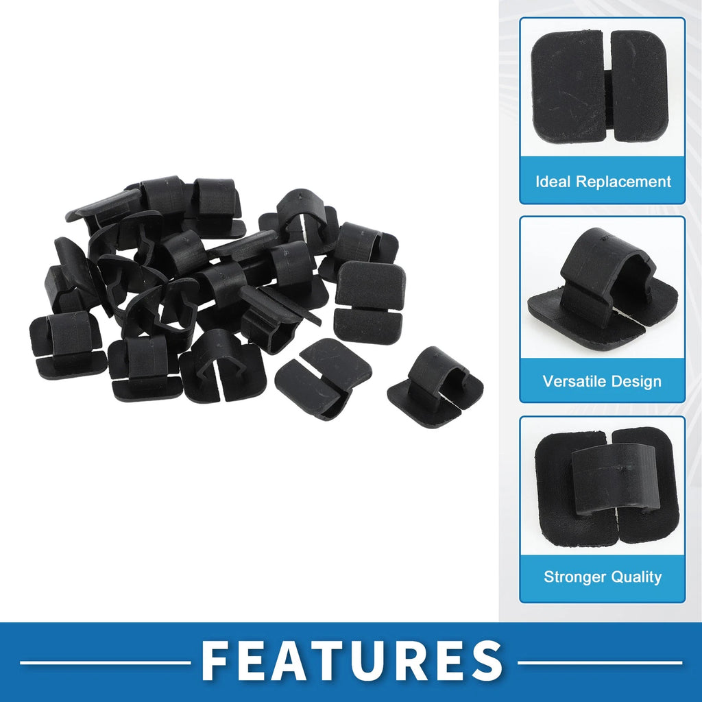 Set of 20 Heat Insulation Holder Clip Fasteners No.1H5863849A01C for Audi A6 (1998–2004)