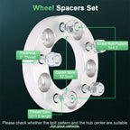 Set of 4 Wheel Spacers 1" 5x4.5 for Hyundai Kia
