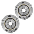 2pcs Front Wheel Bearing & Hub L&R for Jeep Wrangler/Wagoneer/Cherokee/Comanche (1984–1989)