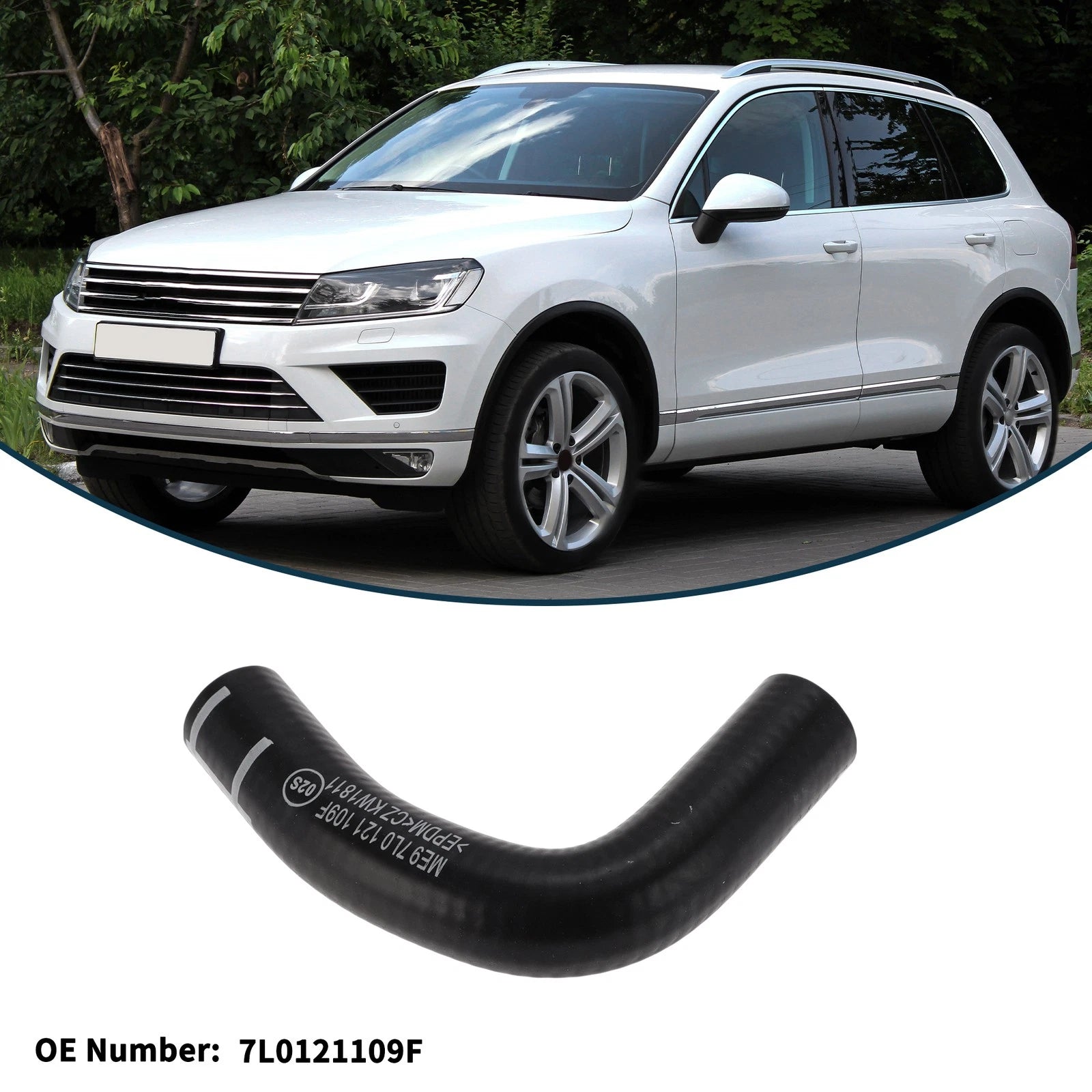 Radiator Hose No. 7L0121109F for Volkswagen Touareg (2007–2010)