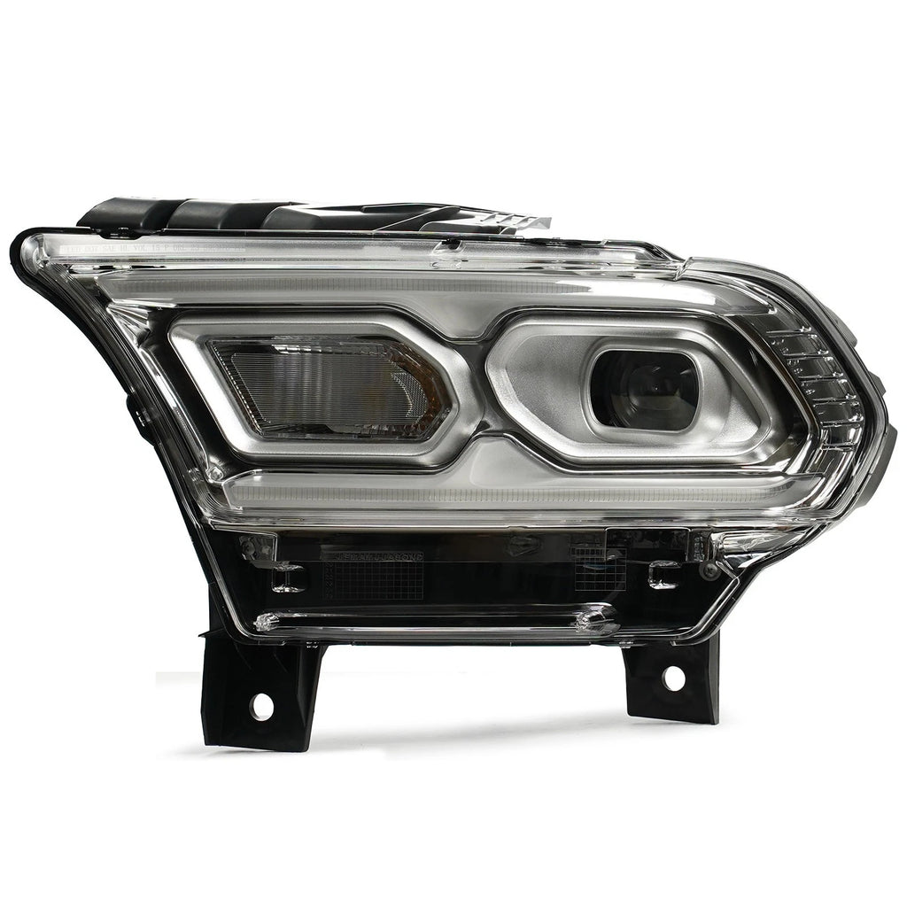 LED Headlight w/Halogen Turn Signal for Dodge Durango (2021–2024) Chrome Left