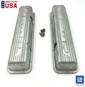 Finned Aluminum Valve Covers Replacement for Small Block Chevy (Chevrolet) (1967–1974)