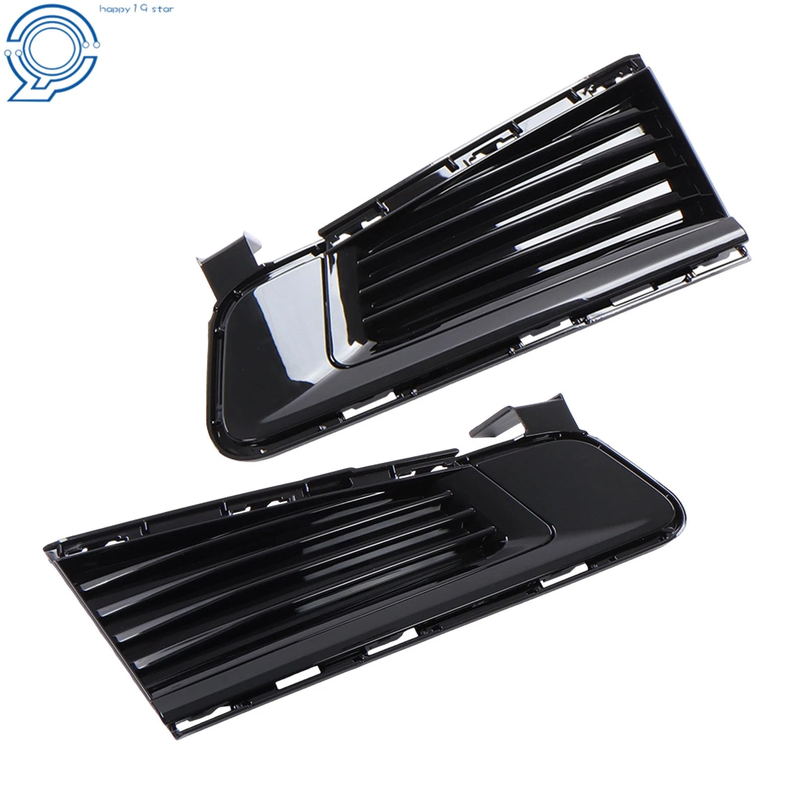Fog Light Hole Cover Set for Cadillac CTS (2014-2019) Black
