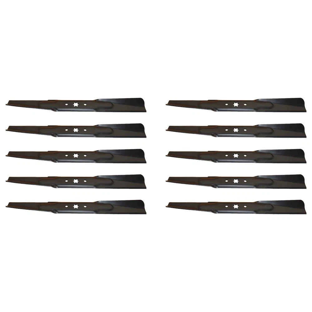 10 Hi-Lift Blades for MTD Cub Cadet 46" Deck LTX1045 (942-04244A)