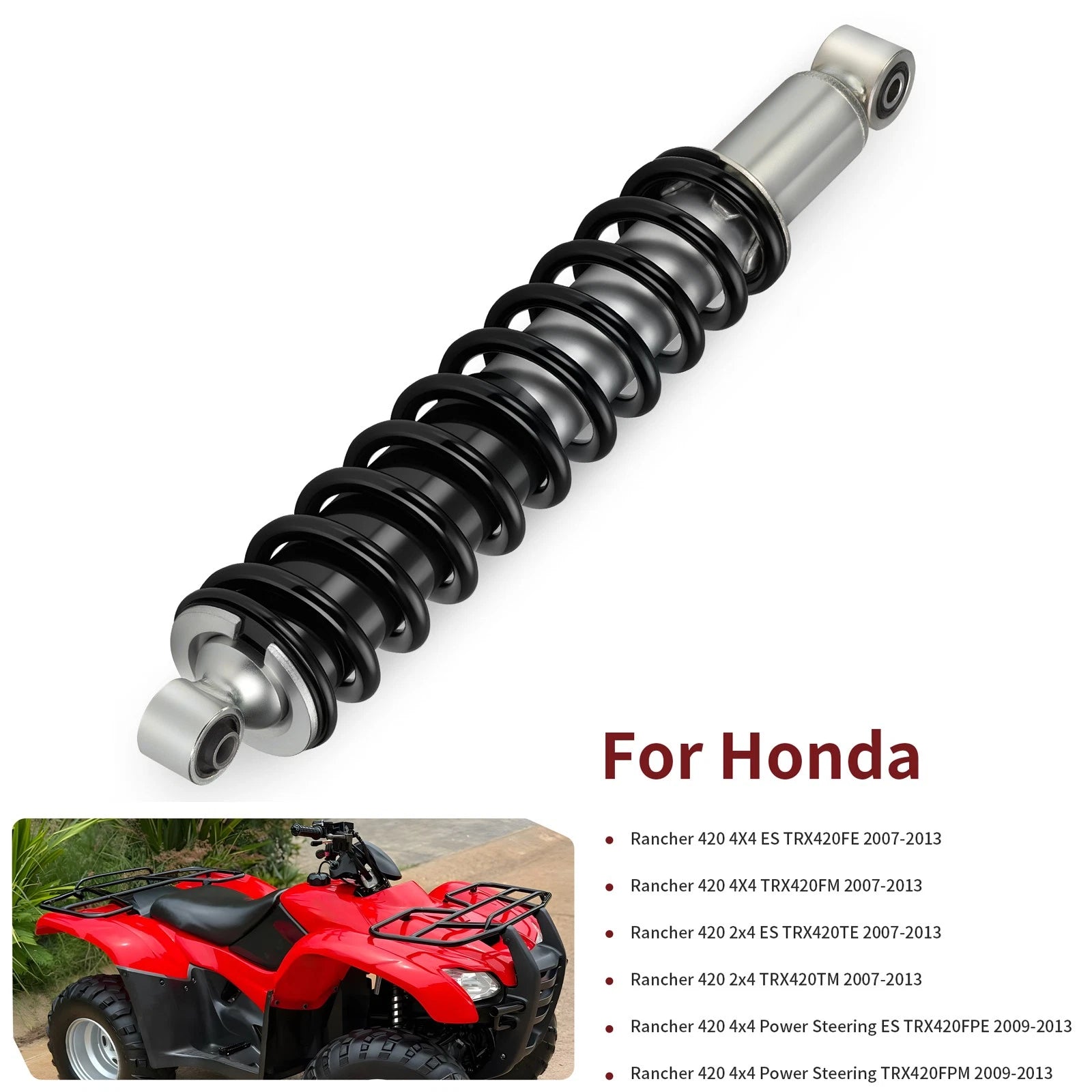 Rear Shock 52400-HP5-E31 for Honda Rancher 420 TRX420FE/FM/TE/TM/FPE/FPM (2007–2013)