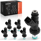 Set of 6 Fuel Injectors for Honda Pilot (2003–2004) Odyssey (2002–2004) Acura MDX (2001–2002)