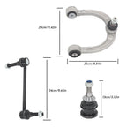 Set of 6 Front Upper Control Arms w/ Ball Joints for Mercedes-Benz GL450 ML350