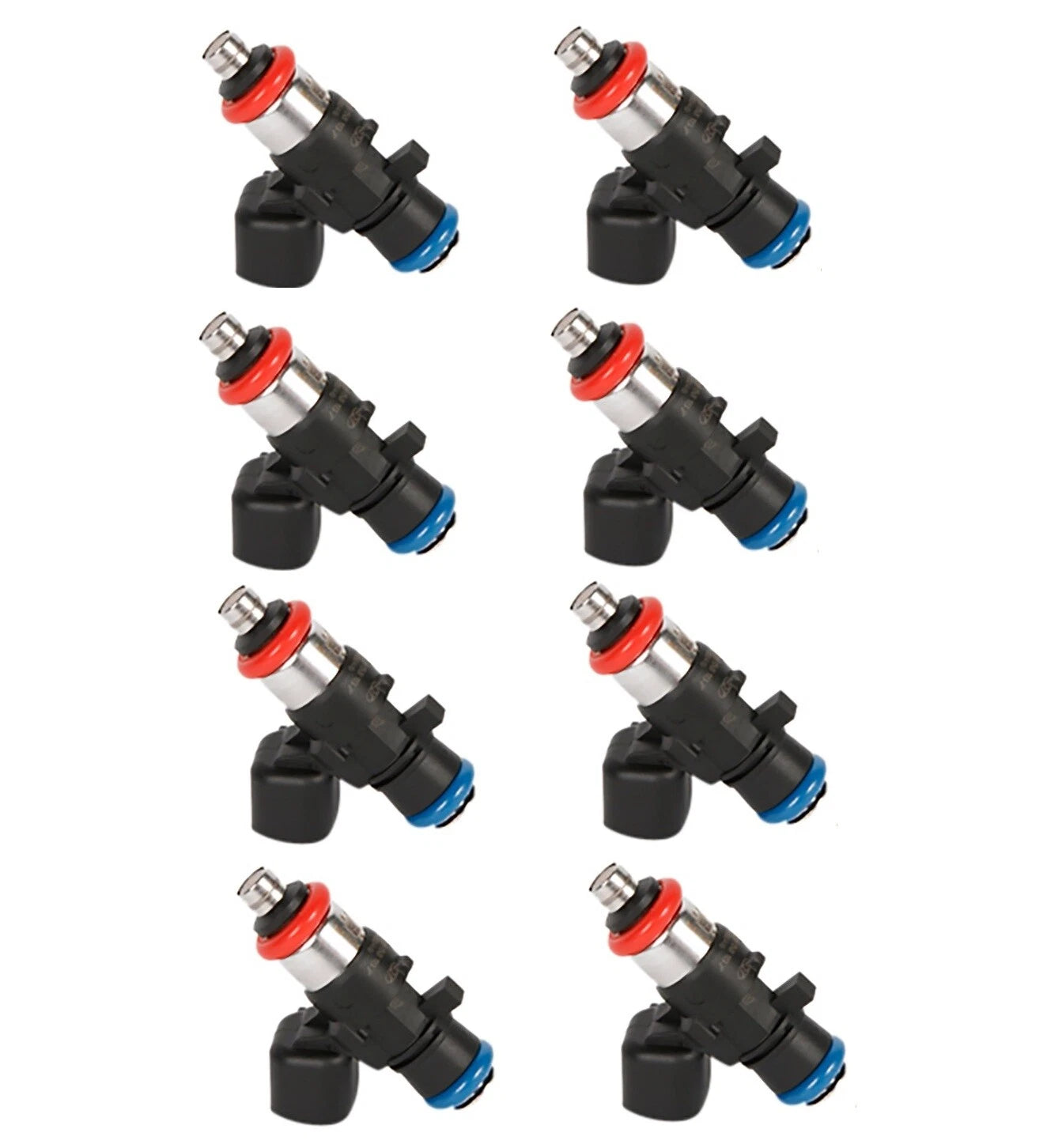 Set of 8 Fuel Injectors for Cadillac CTS, Chevy Camaro LSA (RWD)