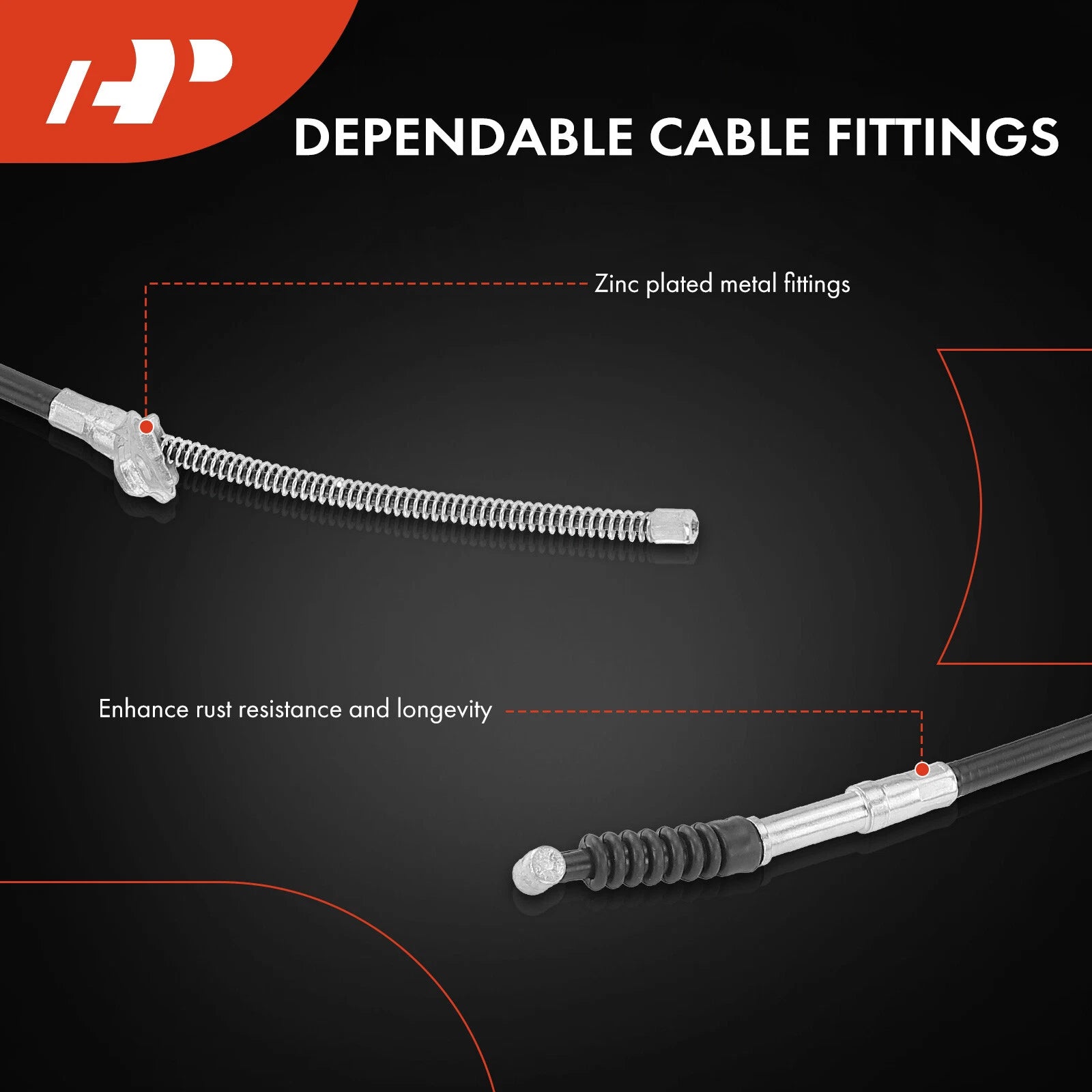 Rear Parking Brake Cable for Toyota Corolla (2004-2007)