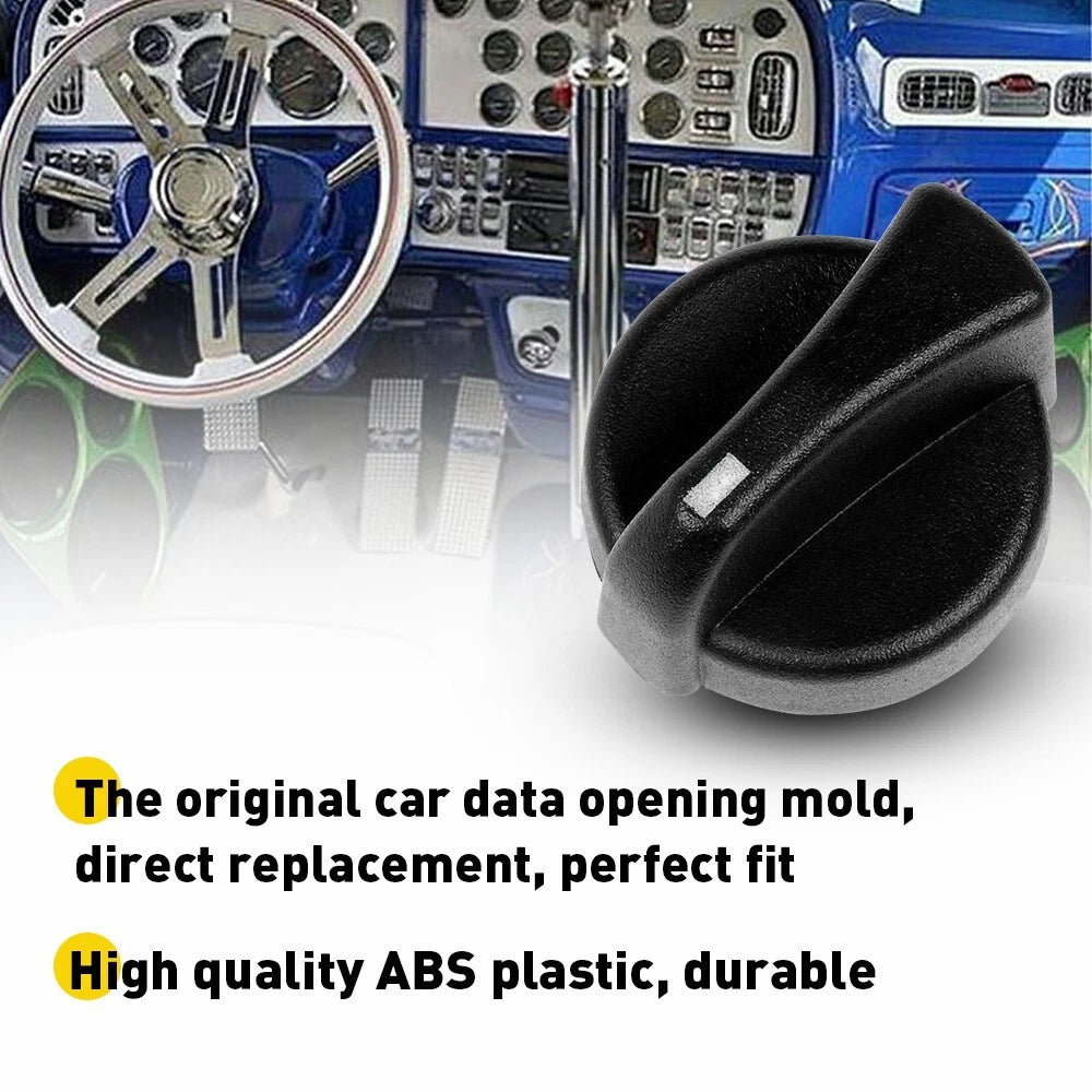 Heater Control Knob for Peterbilt 330 335 357 367 378 379 386 PY44P5 (1990–2023)
