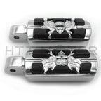 Pirate Skull Footpegs for Harley Softail Fat Boy FLFB, Fat Bob FXFB (2018–2023)