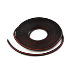 5M Slanted T Shape Car Trim Seal Strips Weatherstrip Headlight Bumper Lip Insert