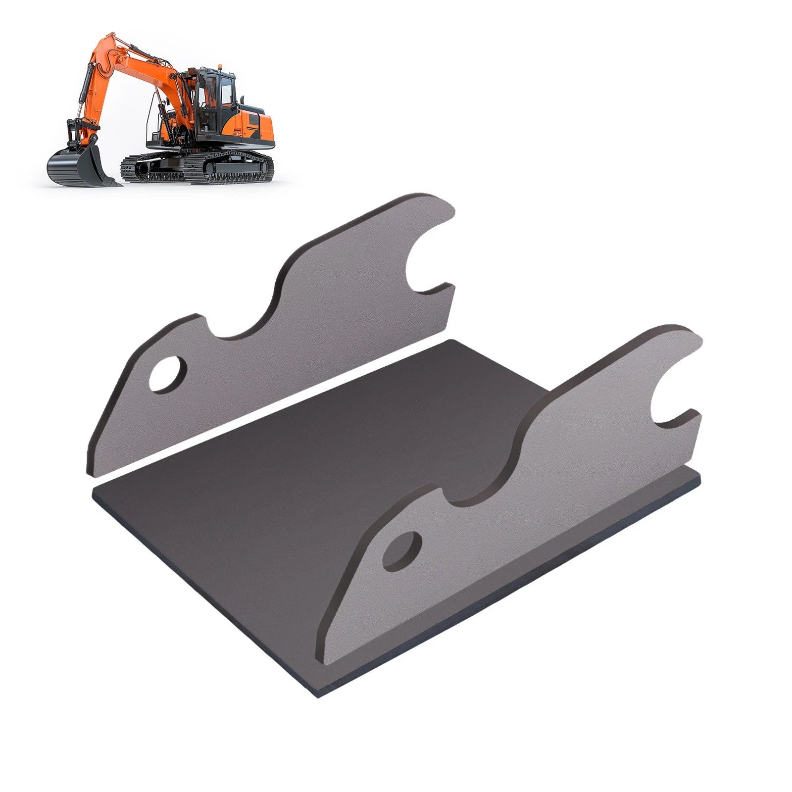 Quick Attach Bucket Ears for Kubota U-55 KX057 KX191 (Steel Weld On)