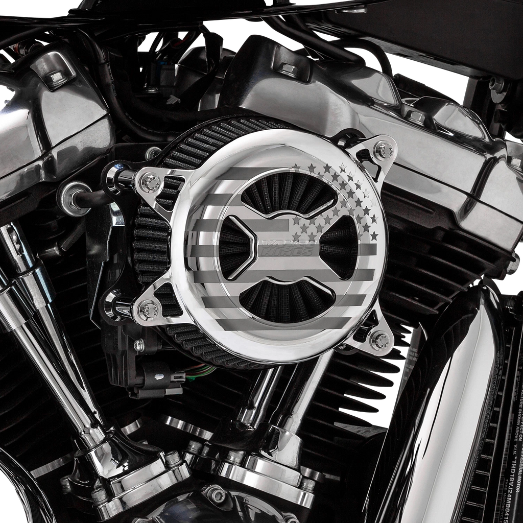 Vance & Hines VO2 America Air Intake Chrome for Harley Touring (2017–2025)