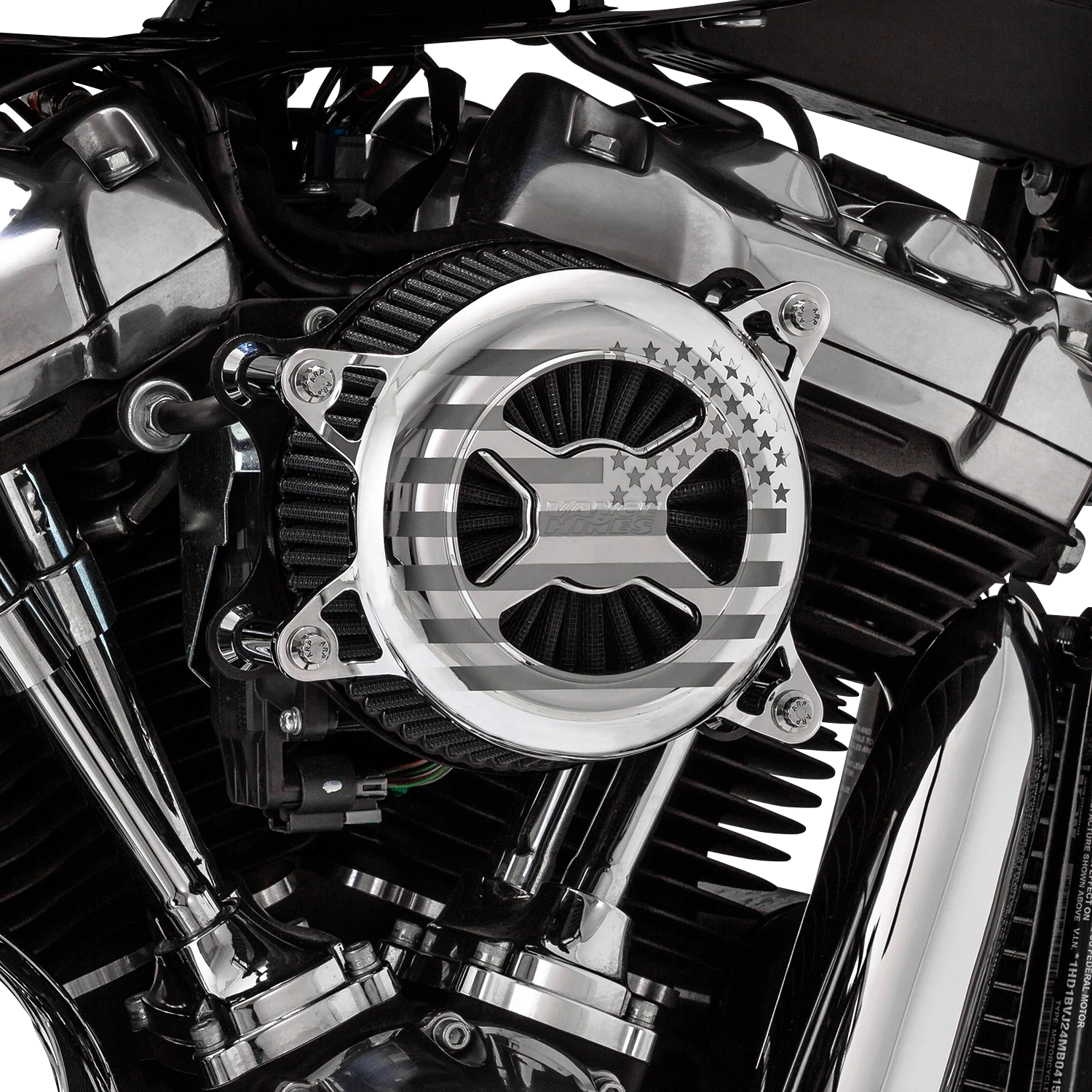 Vance & Hines VO2 America Air Intake Chrome for Harley Touring (2017–2025)