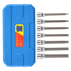 Set of 7 Long Reach Hex Sockets for Metric Vehicles (3-10mm)