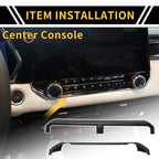 Central Control Panel Trim Cover for Chevy Colorado (2023–2024) Carbon Fiber