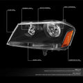 Factory Style Black Housing Amber Corner Headlights for Dodge Avenger (2008–2014)