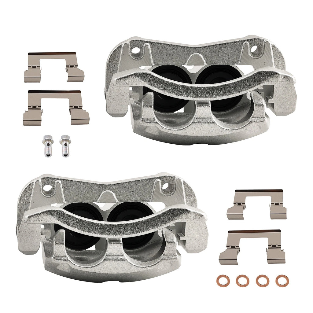 Front Disc Brake Caliper Assembly Kit for INFINITI QX56 QX80 Nissan Armada TITAN