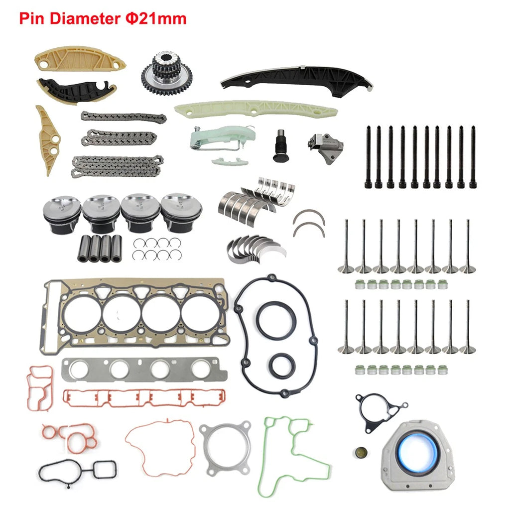Engine Overhaul Rebuild Kit for VW Passat Golf Tiguan Audi Q5 A3 A4 (2006–2020)