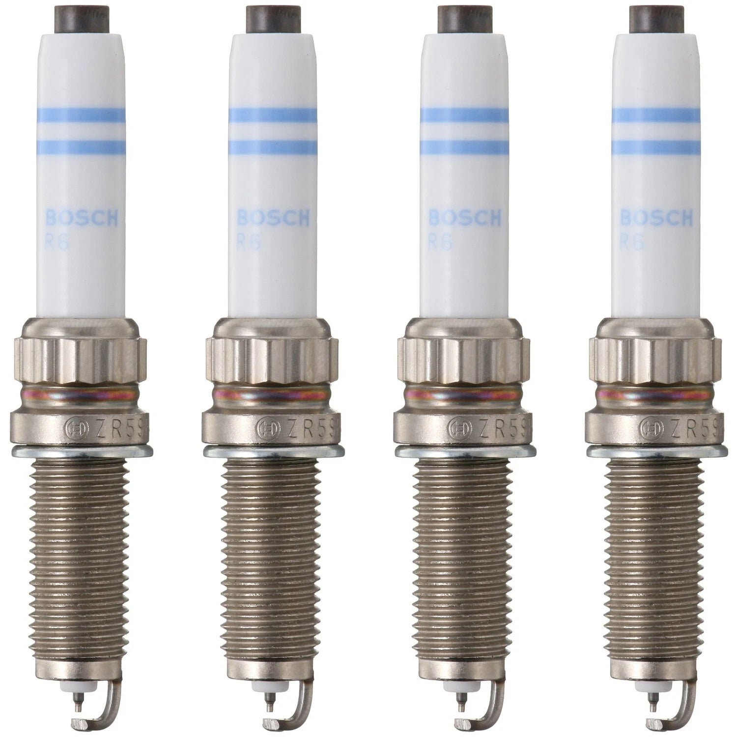 Set of 4 Bosch 8169 Fine Wire Double Platinum Spark Plugs for BMW Mini (2002–2006)