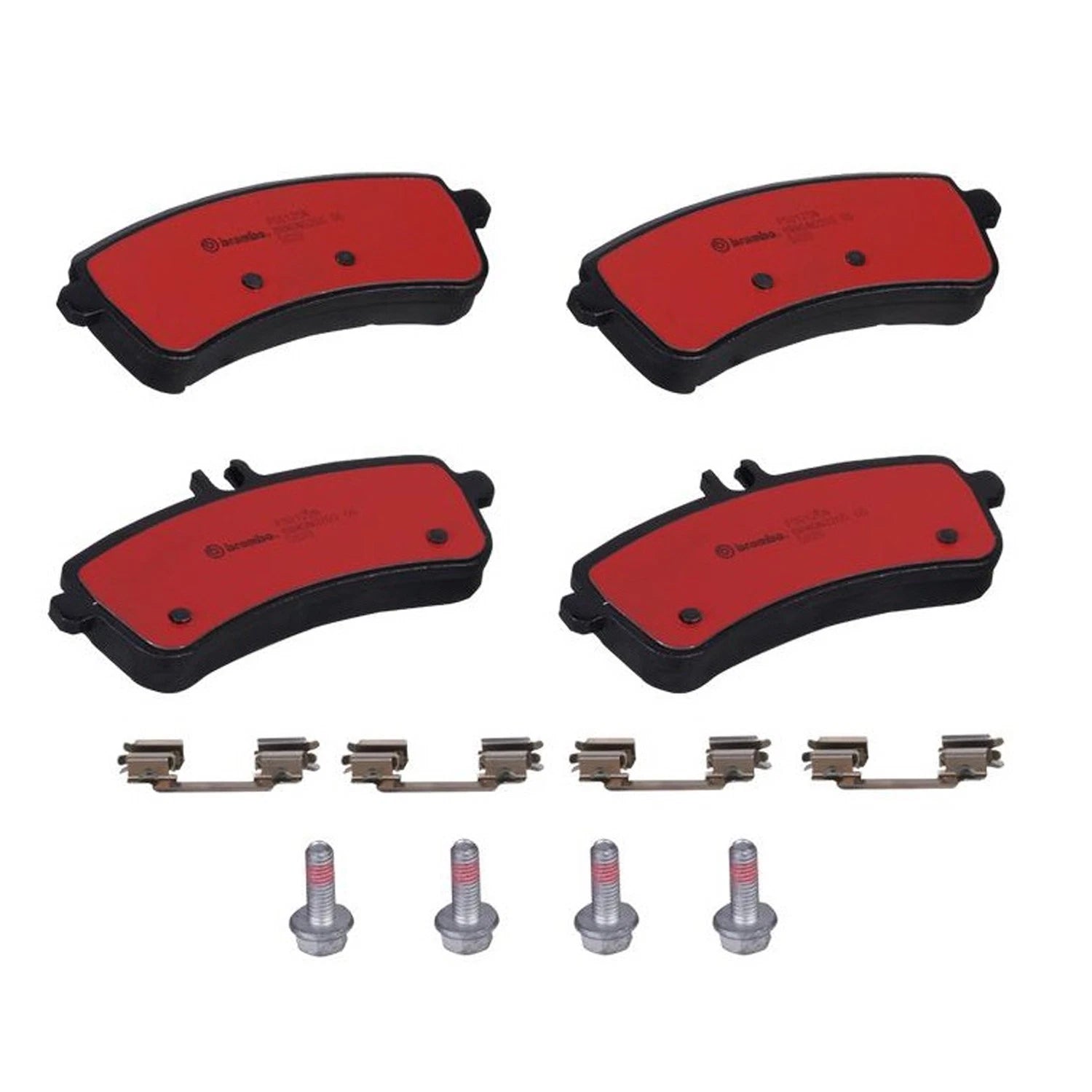 Set of 4 Brembo Rear NAO Ceramic Brake Pads for Mercedes-Benz C190 R190 W222 C217 R231
