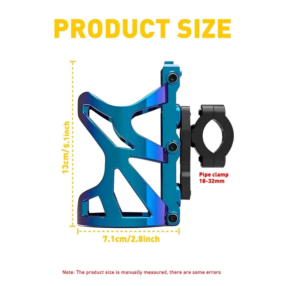 Handlebar Cup Holder Drink Bracket for Harley Motorcycle ATV (Universal)