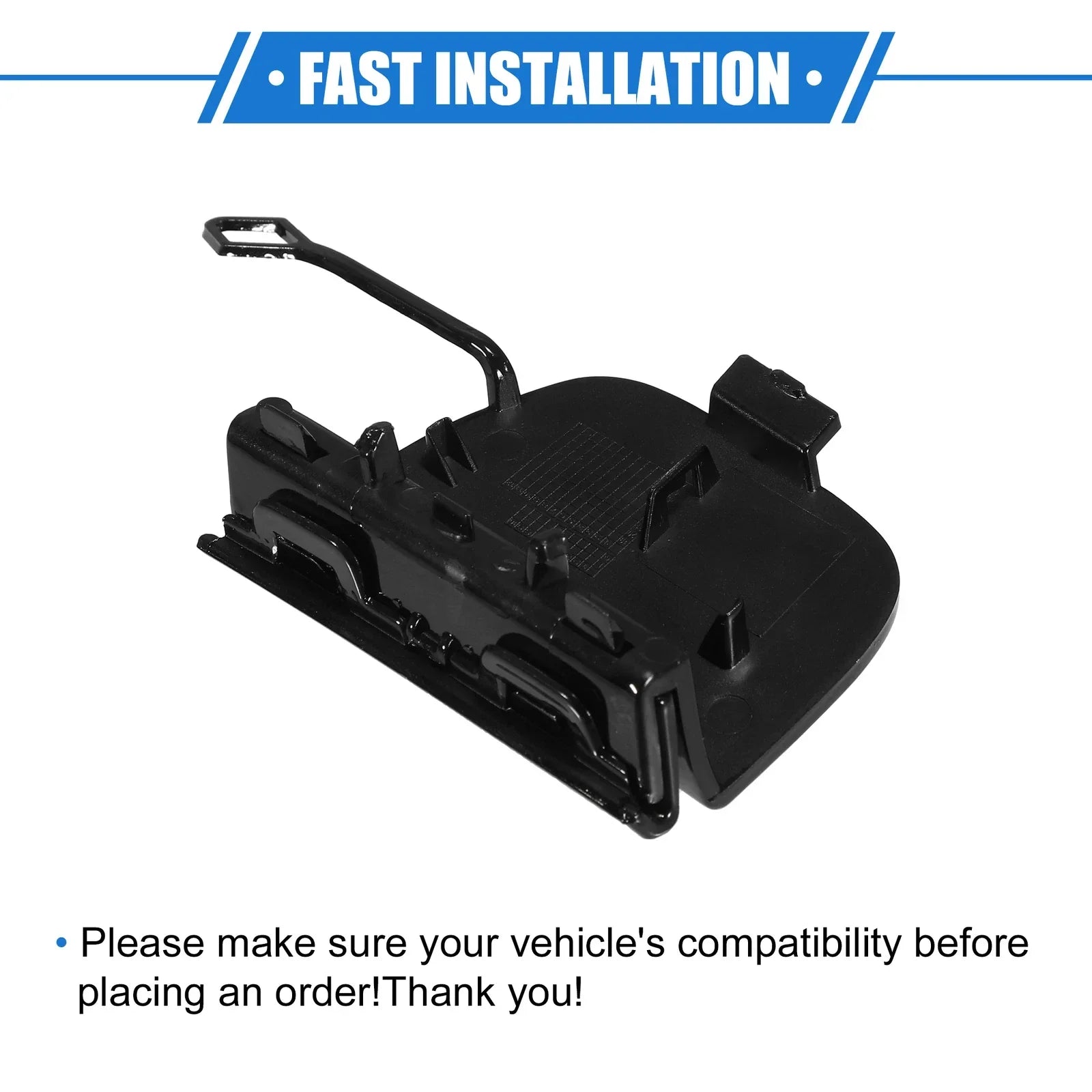 Front Bumper Tow Hook Eye Cover Cap for Mercedes-Benz E-Class W213 (2017-2023)