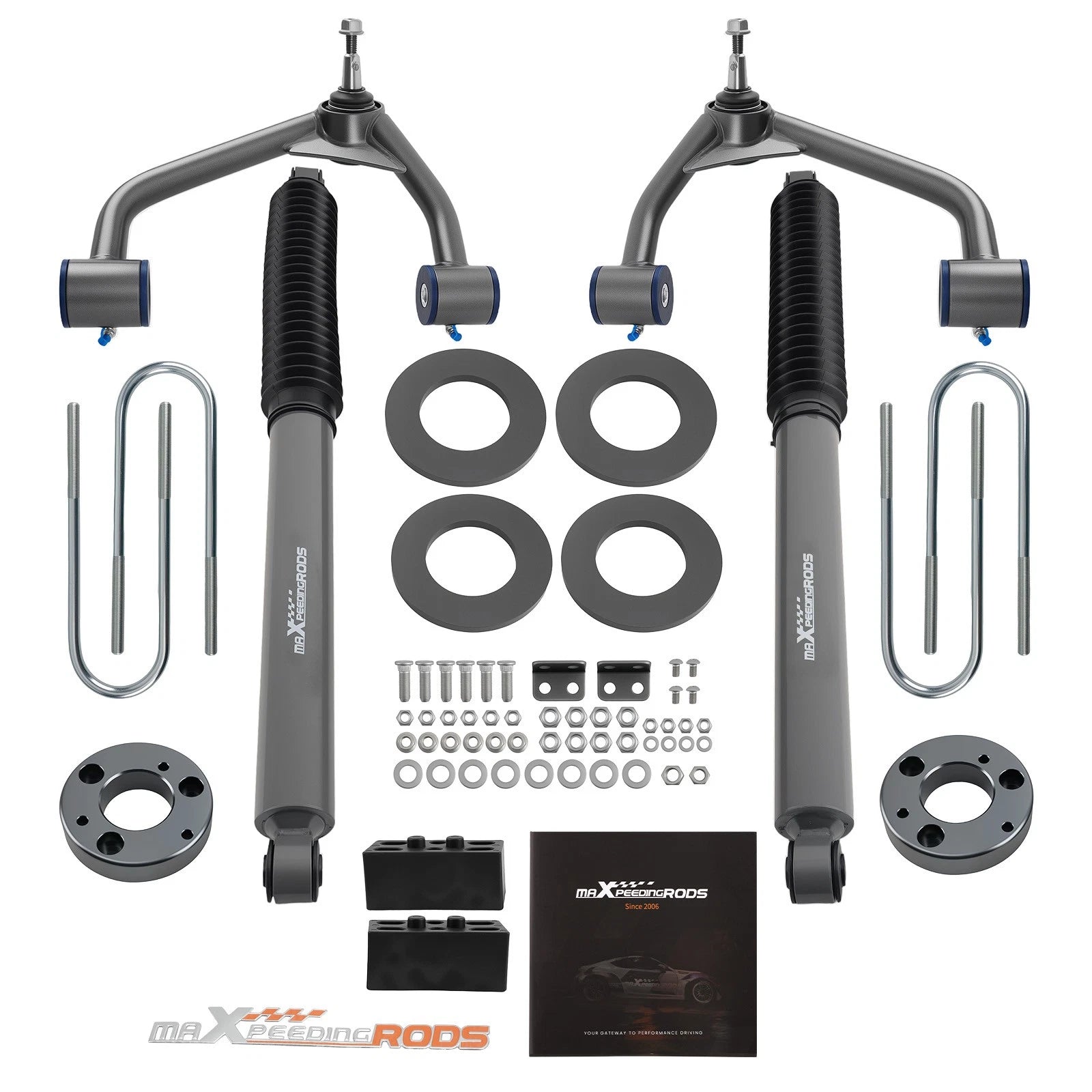 3" Suspension Lift Leveling Kit for Ford F-150 4WD (2021–2025) w/Torsion Keys