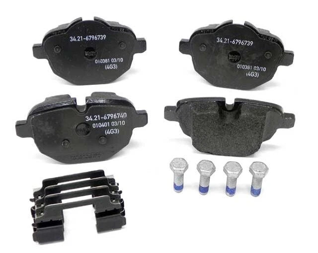 Set of 4 Rear Disc Brake Pads for BMW F25 F26 X3 X4 Z4 (2011–2018) 34 21 6 796 741