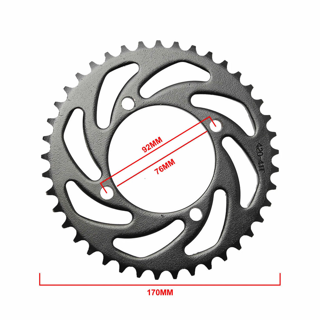 41-Tooth Rear Chain Sprocket for 50cc 70cc 90cc 125cc Pit Pro Dirt Bike