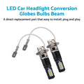2X H3 LED Headlight Bulbs 6500K for (2002–2019)