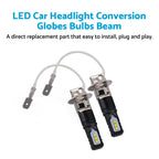 2X H3 LED Headlight Bulbs 6500K for (2002–2019)