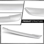 Front Bumper Lower Spoiler for Toyota RAV4 (2016–2018) Silver Trim