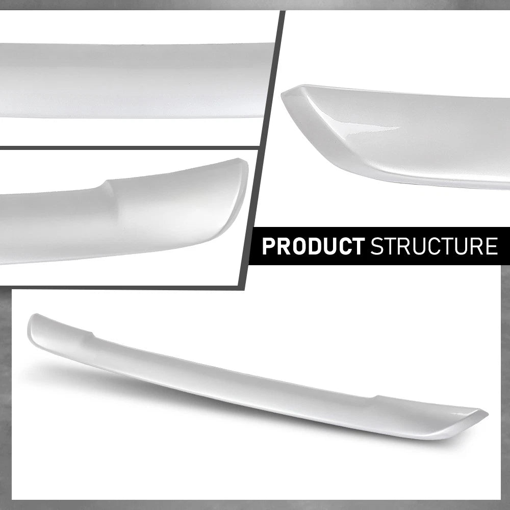 Front Bumper Lower Spoiler for Toyota RAV4 (2016–2018) Silver Trim