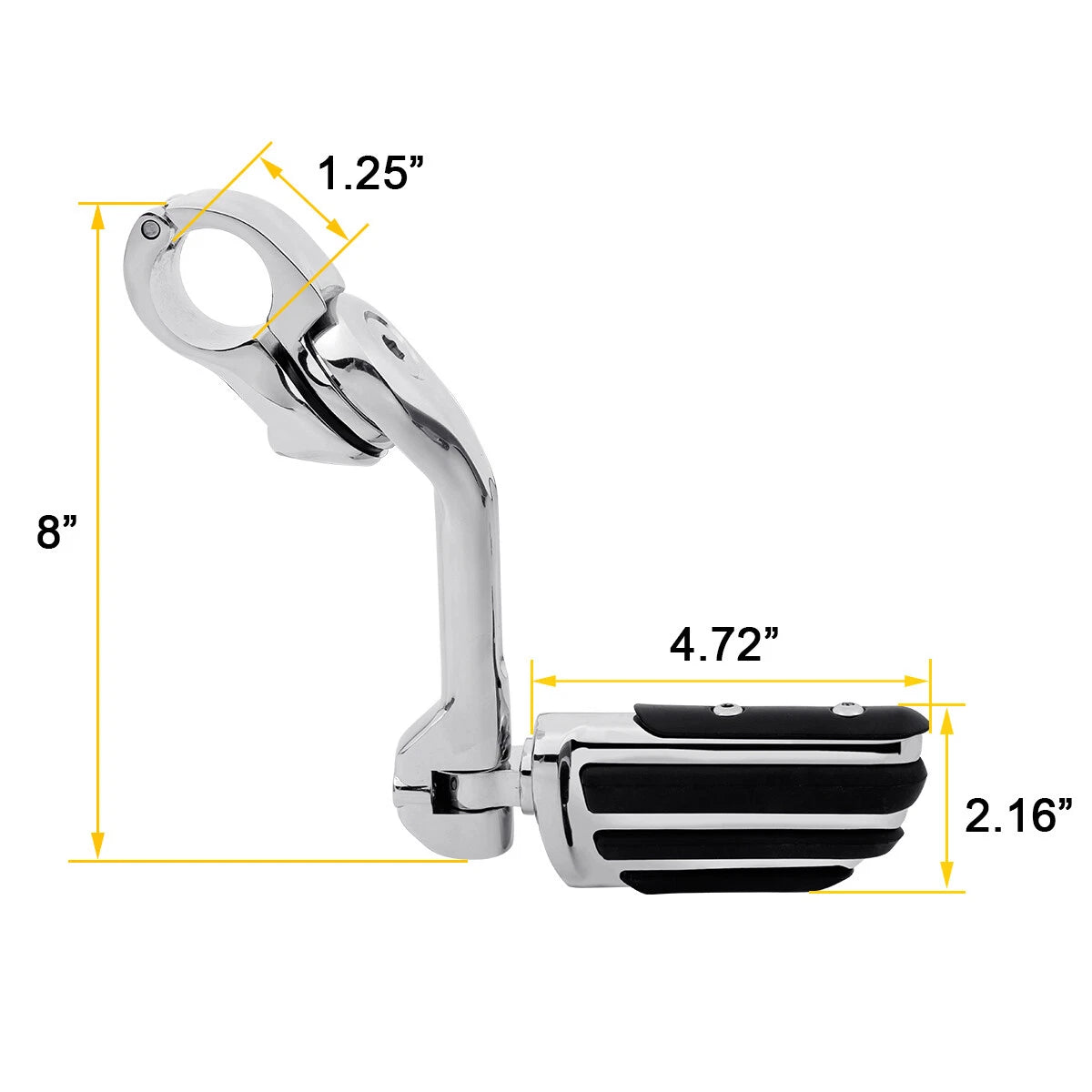 Engine Guard Highway Foot Pegs for Harley Road King, Street Glide (1.25" Bars)